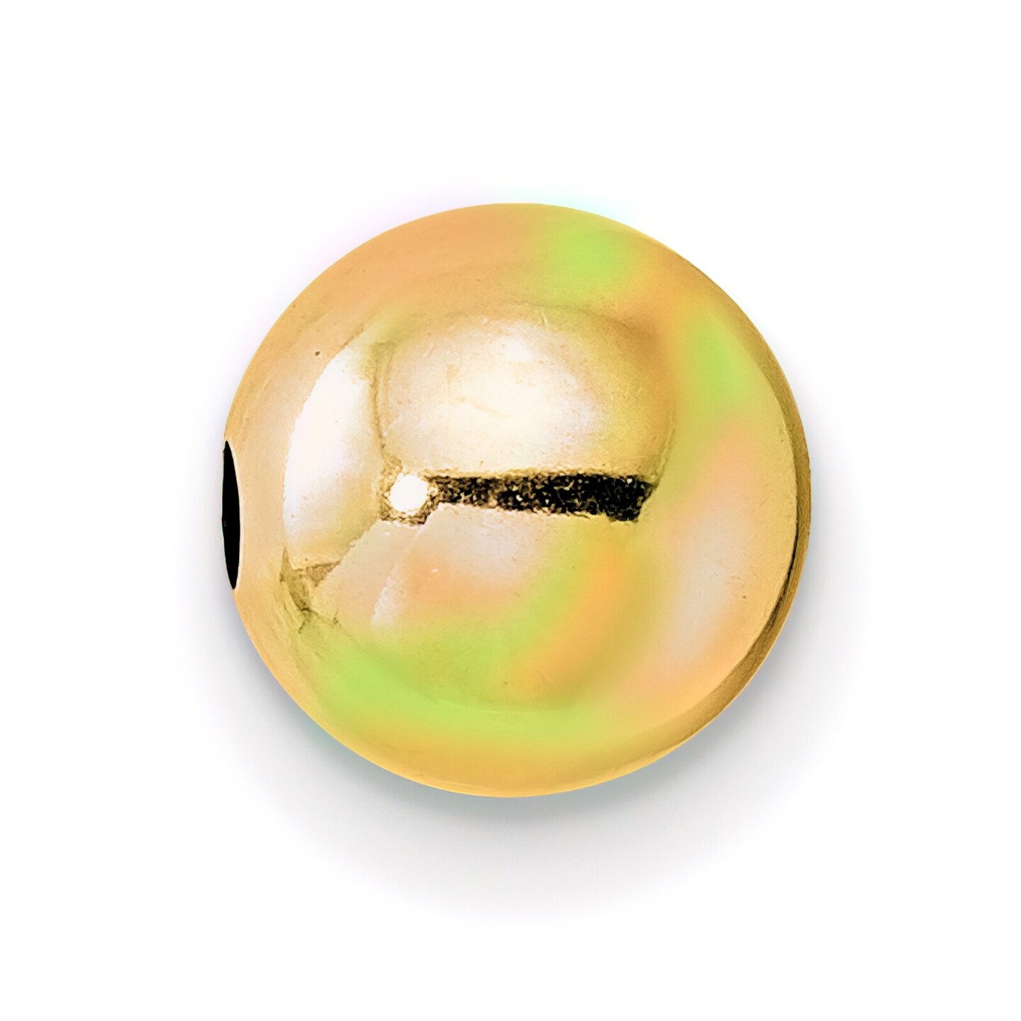 14K Gold Round Beads YG2241