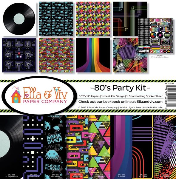 Ella &#x26; Viv 80&#x27;s Party Collection Kit