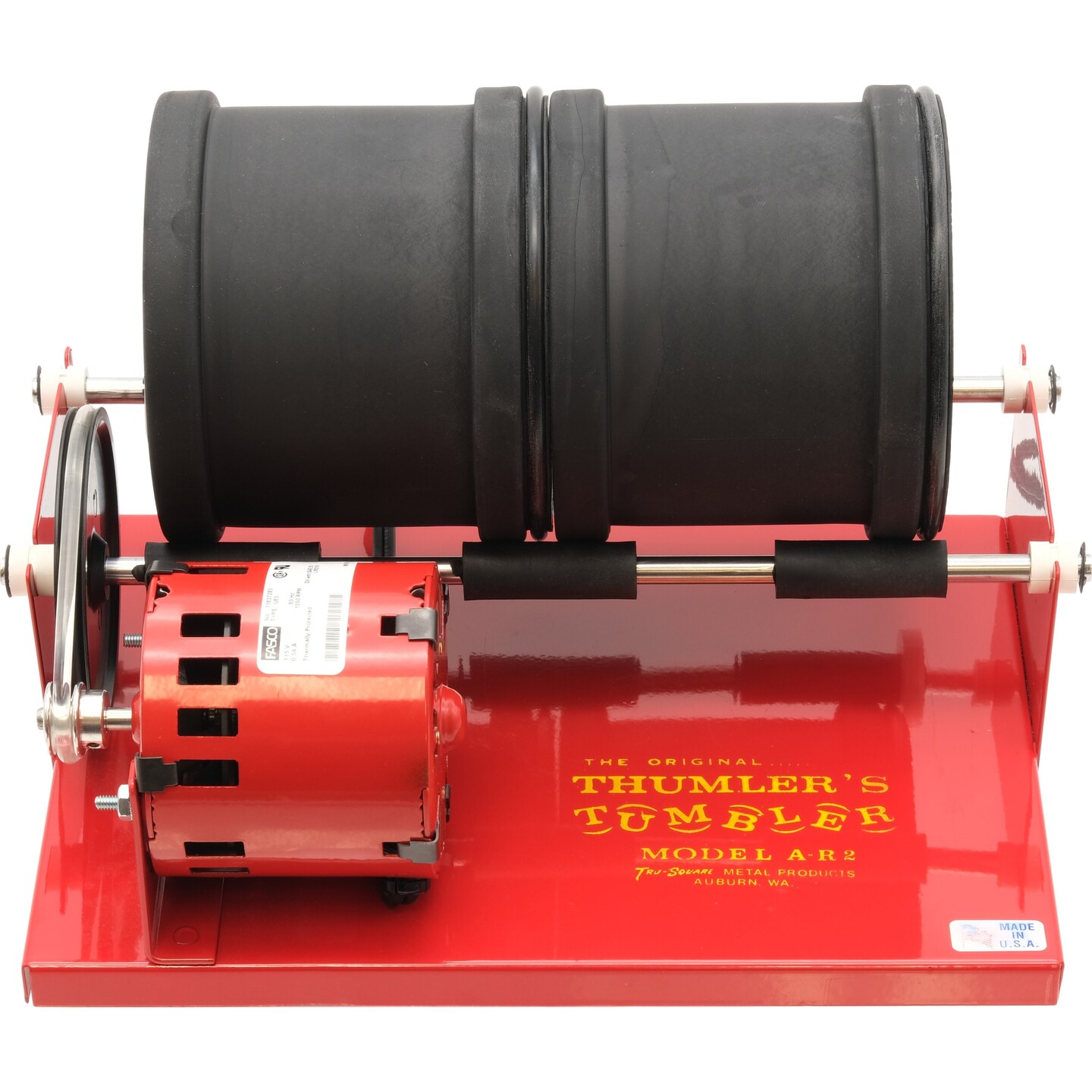 Two Thumler A-R2 Rotary Rock Tumbler 6lb Two Barrel Polisher Made In USA