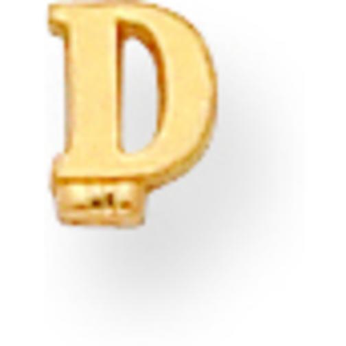 14K Gold Letter D