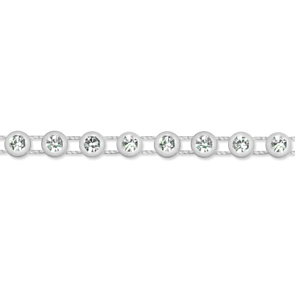 36&#x22; x 3/8&#x22; Encased Rhinestone Trim Pack of 1 Yard