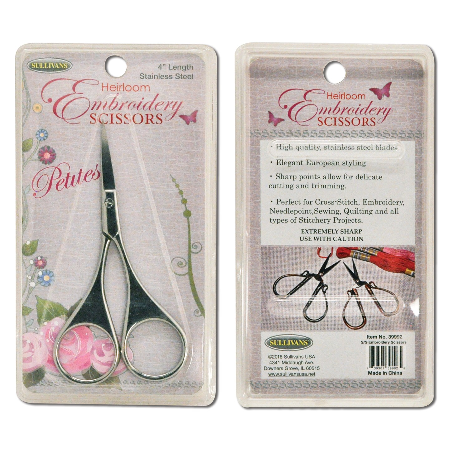 Stainless Steel Embroidery Scissors