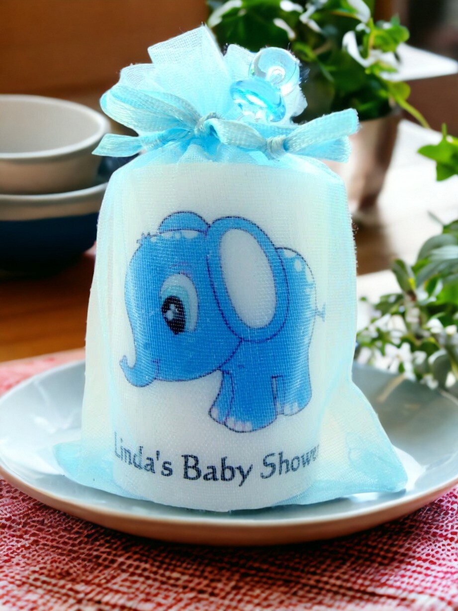 10 Baby Shower Favors, Elephant, Candles, Baby Shower Favors Candles