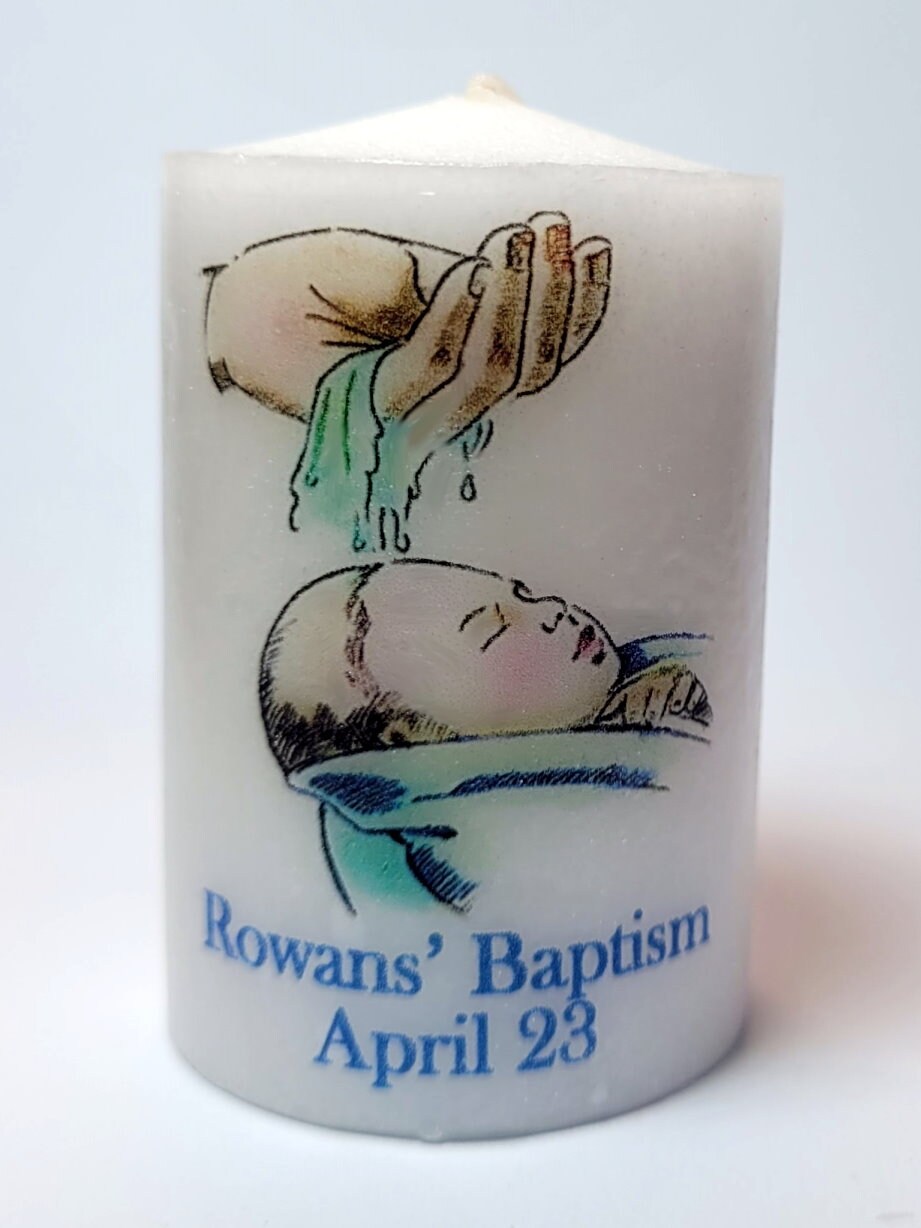 10 Baptism Favors, Baptism Candle, Baby Boy Baptism, Baptism Decor, Baptism Cross, Personalized Baptism Christening Favor, Communion Favor