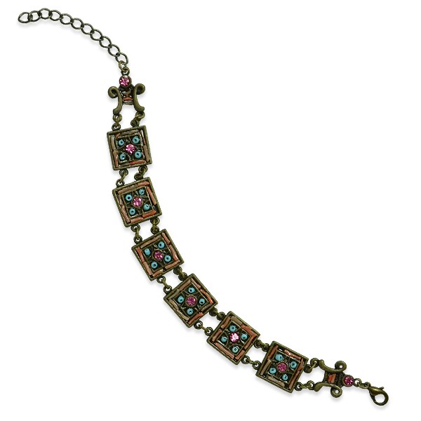 Antique Inspired Gemstones Bracelet