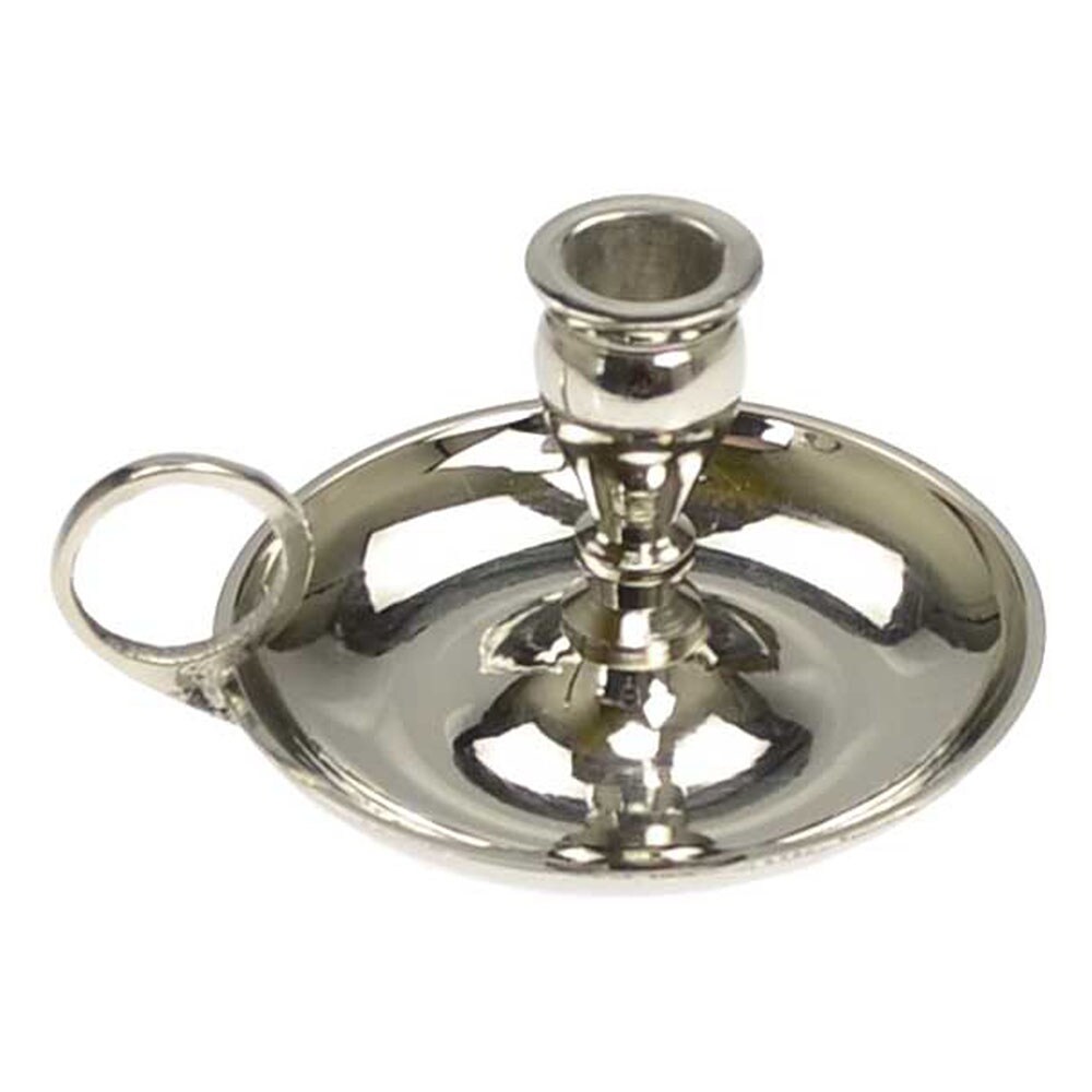 Azuregreen Silver Nickel Chime Candle Holder