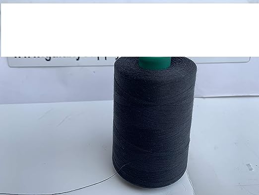 American & Efird TEX40 Black 32002 (Sold by 3 Spools) Perma Core Poly-wrap Poly Sewing Thread 6,000 Yds