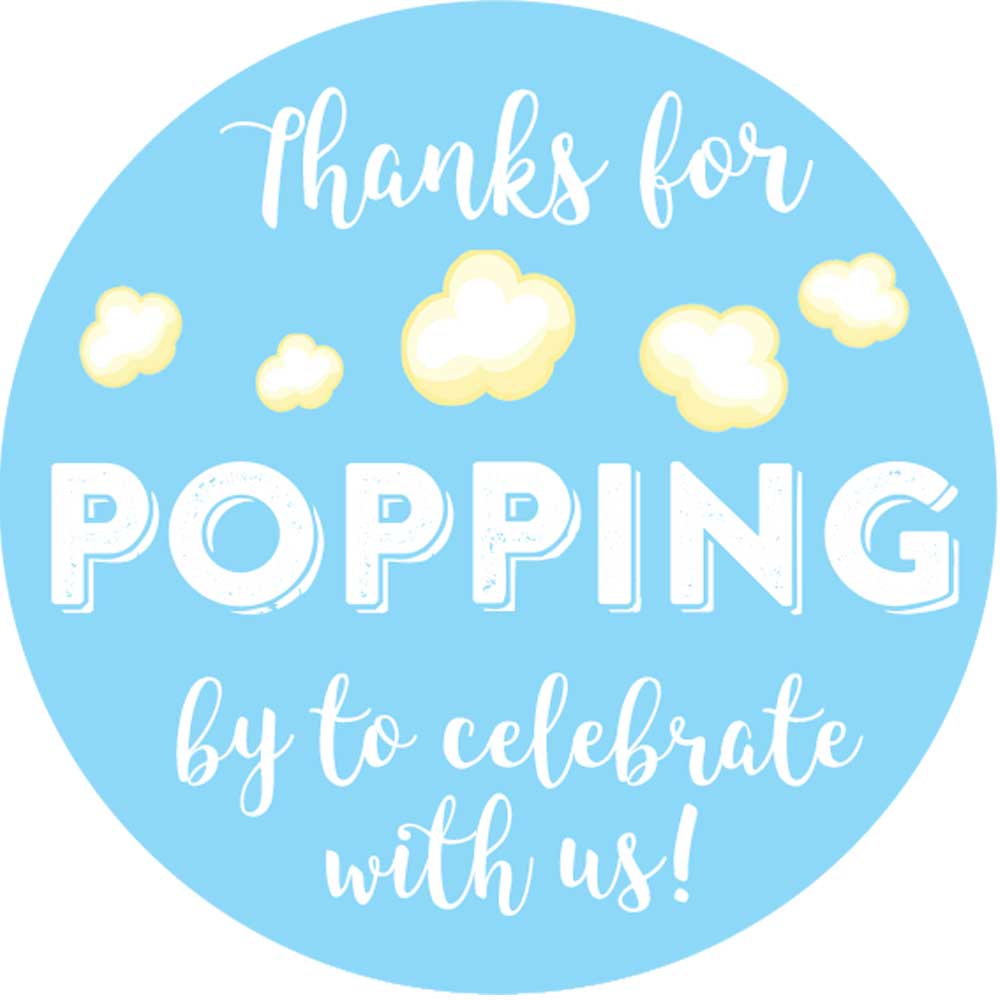 Thanks for popping by baby shower tags for Thanks For Popping By Free Printable