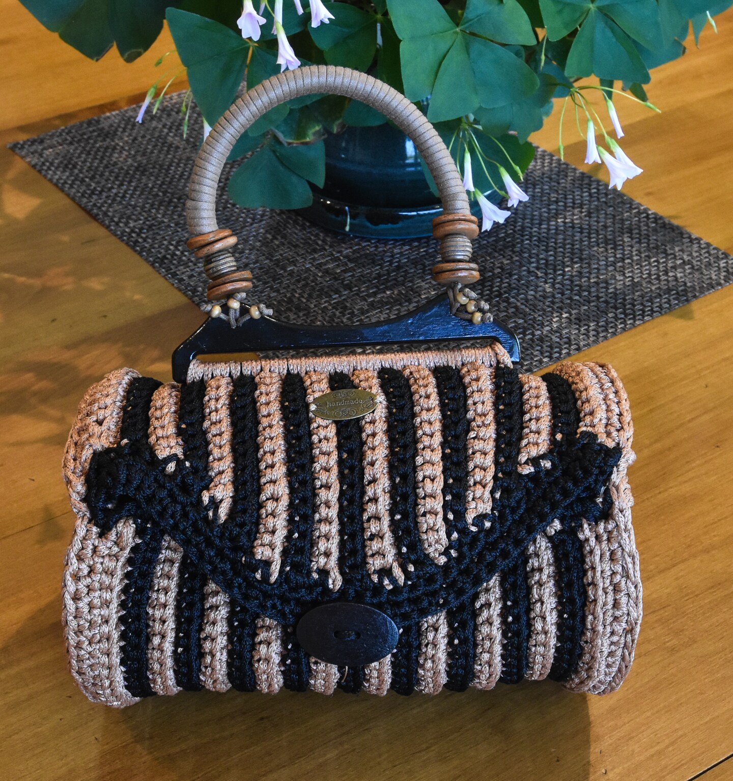 Crochet Handmade Sling Bag in White – Loomsmith