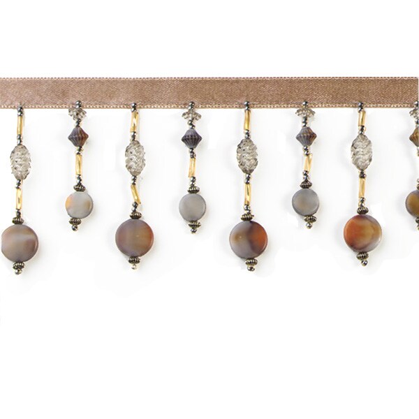 Beaded Disk Fringe Trim  Pack of 36&#x22;