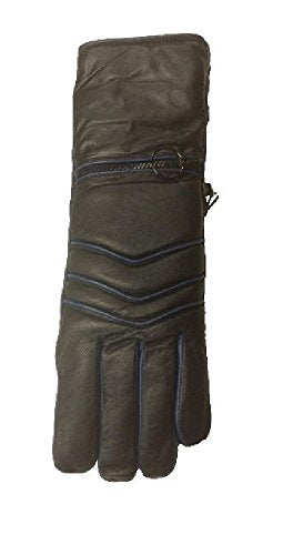Reed Men&#x27;s Premium Leather Motorcycle Gloves Size Medium - Imported