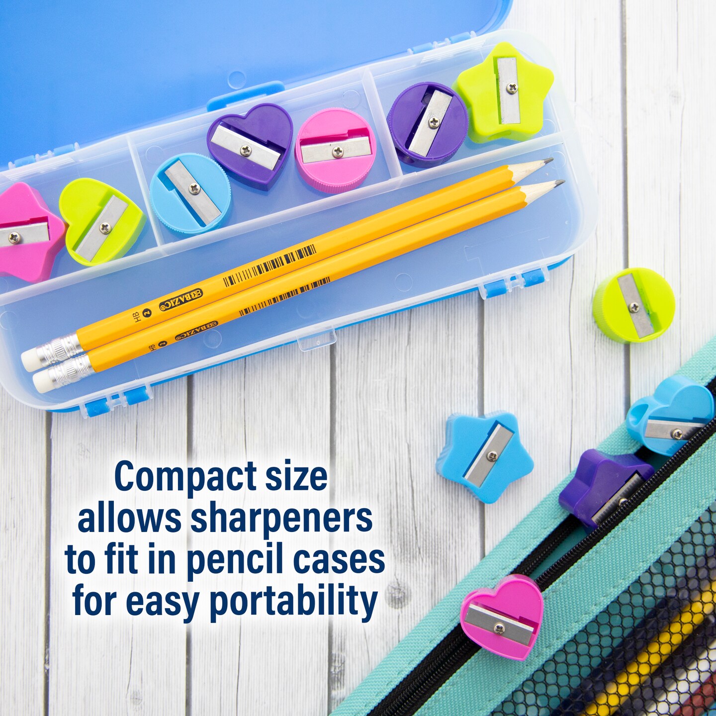 BAZIC Fun Shaped Pencil Sharpener (12/Pack)