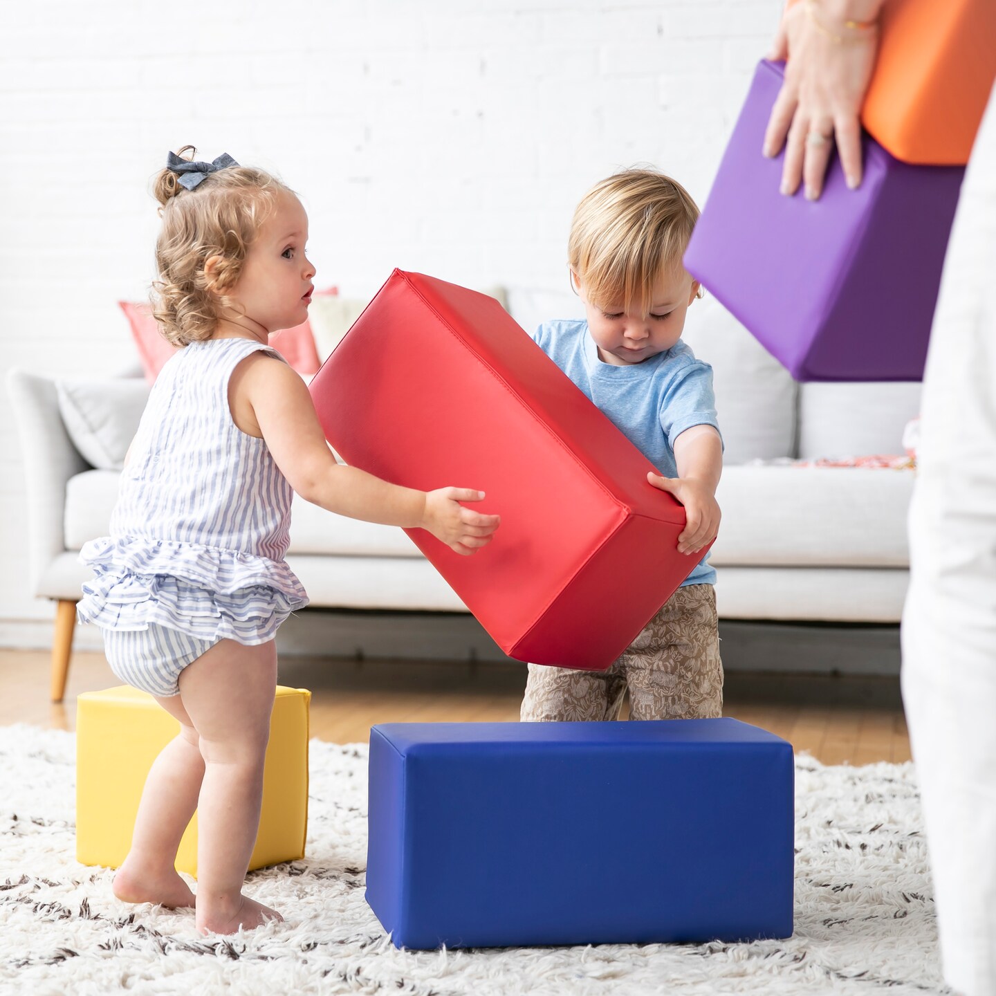 Toddler Foam Building Blocks, Foam Playset, 7-Piece