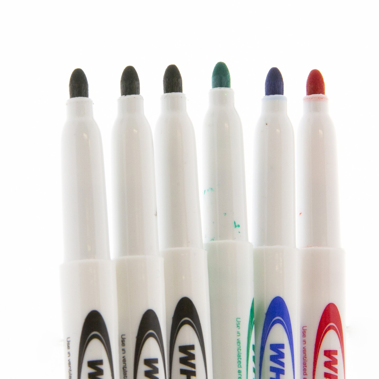 BAZIC Fine Tip Assorted Color Dry-Erase Marker (4/Pack)