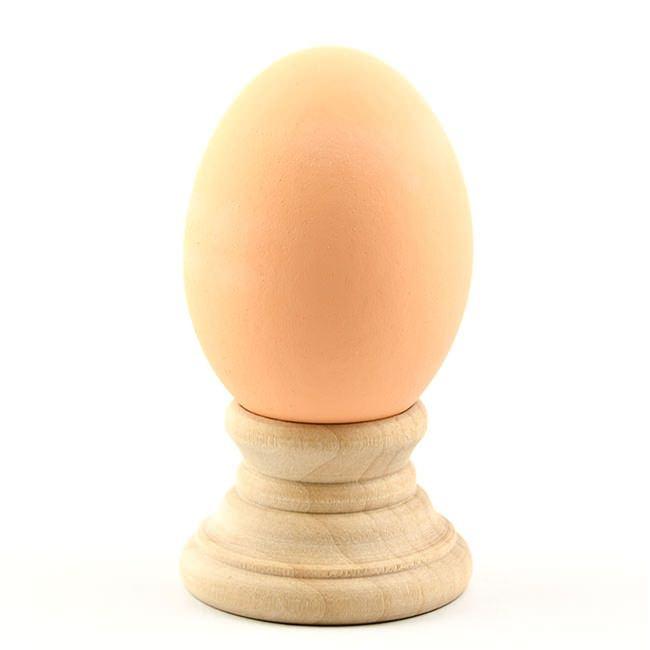 Pastel Orange Ceramic Easter Egg 2.5 Inches