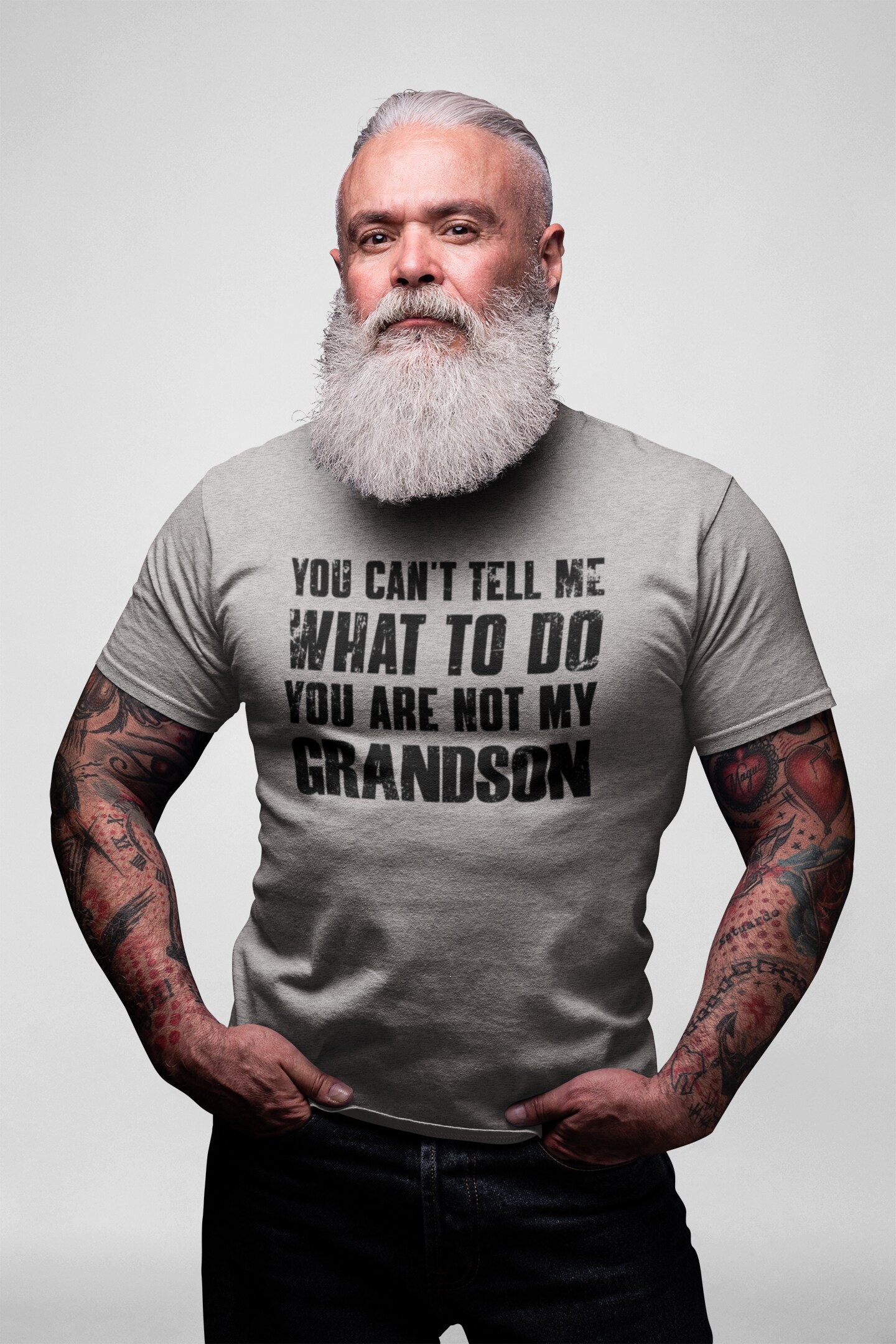 Humorous Grandfather T-Shirt, You Can display picture 1