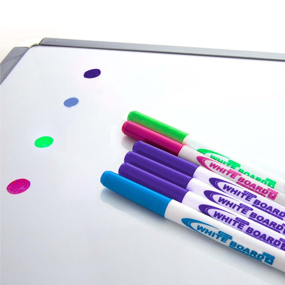 BAZIC Fine Tip Bright Color Dry-Erase Marker (4/Pack)