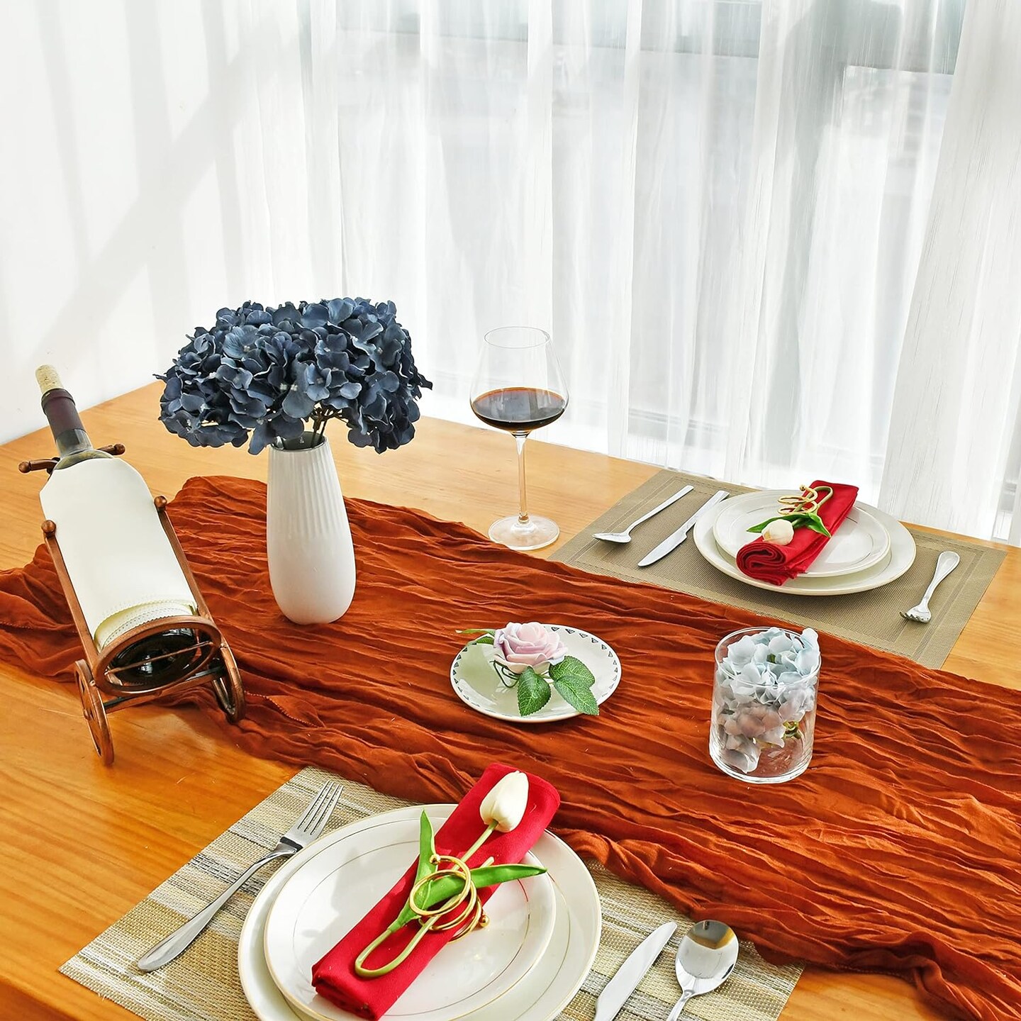 10pcs Hydrangea Silk Flower Heads: Perfect for Mother's Day, Easter, and Weddings