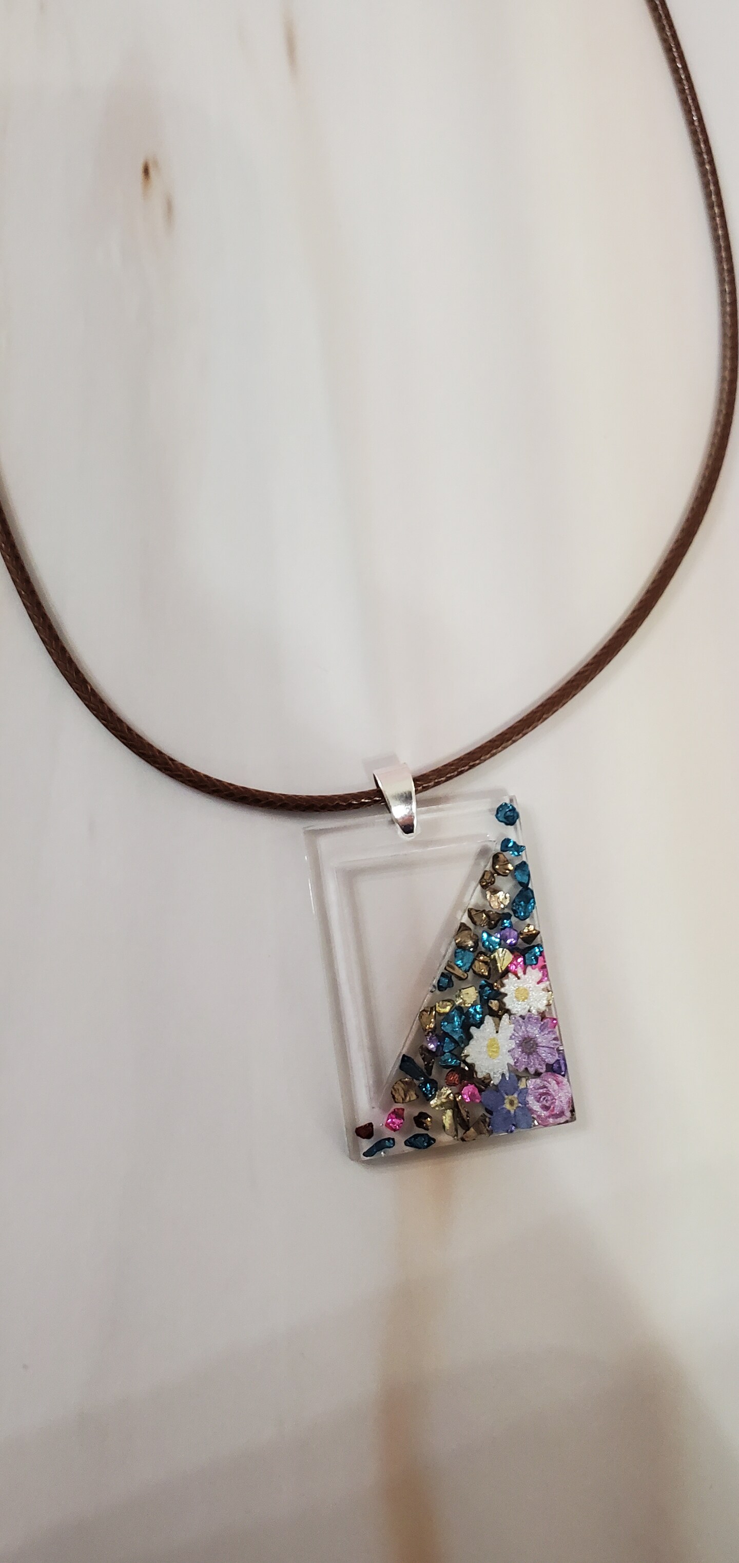 Rectangle Pendant Necklace