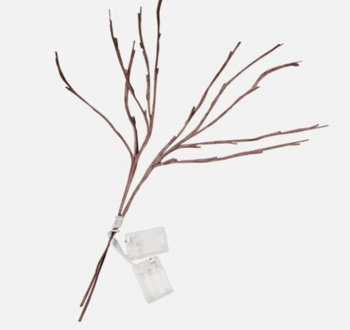 31 in Warm White LED Trees Lighted Artificial Branches