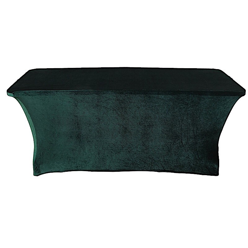 6 ft Premium Velvet Rectangular Tablecloth
