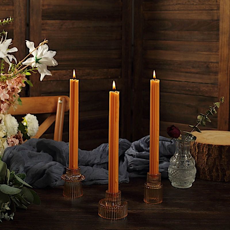 5 Unscented 9 in Premium Wax Taper CANDLES