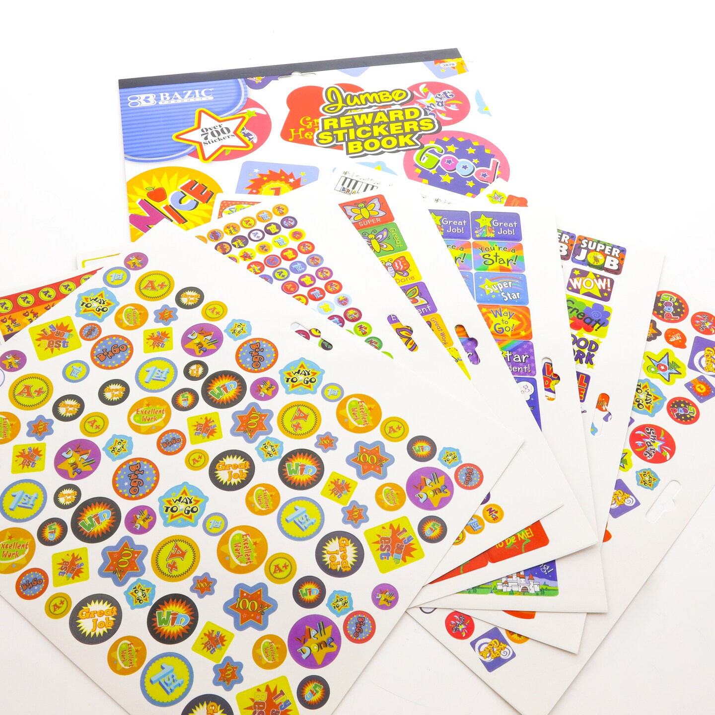 BAZIC Reward Sticker Jumbo Book