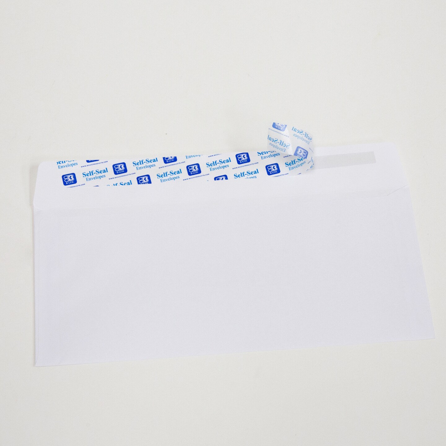 BAZIC #10 Self-Seal White Envelope (50/Pack)