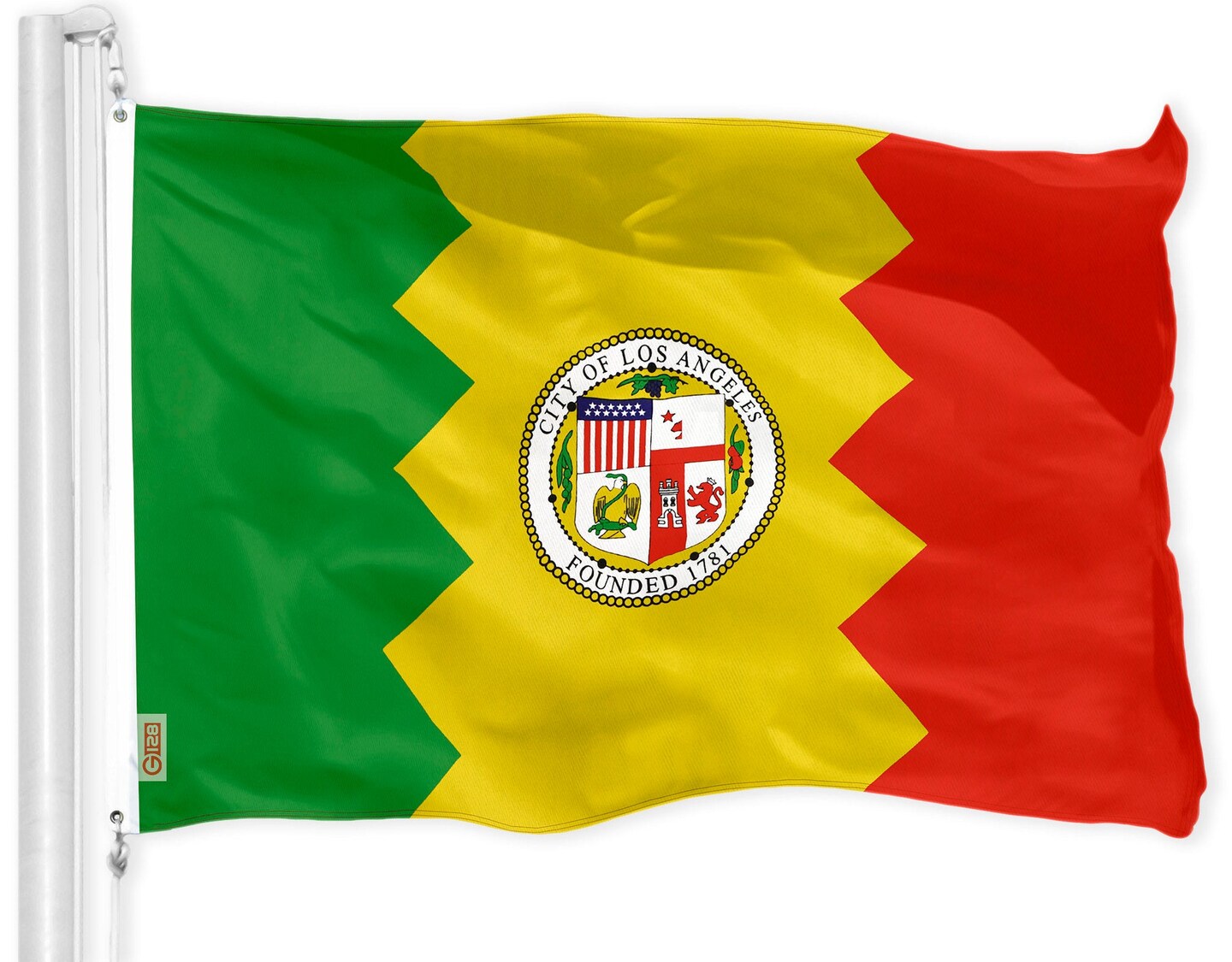 G128 Los Angeles City Flag | 3x5 feet | Printed 150D Quality Polyester