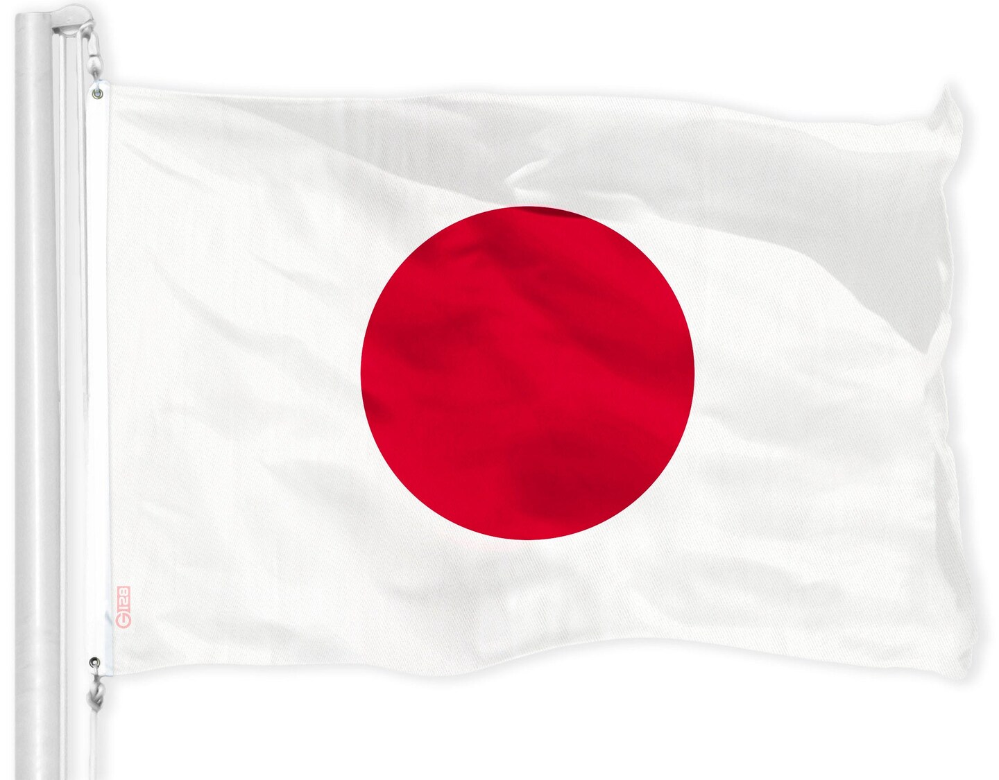 G128 Combo Pack: USA American Flag 3x5 Ft 150D Printed Stars &#x26; Japan (Japanese) Flag 3x5 Ft 150D Printed