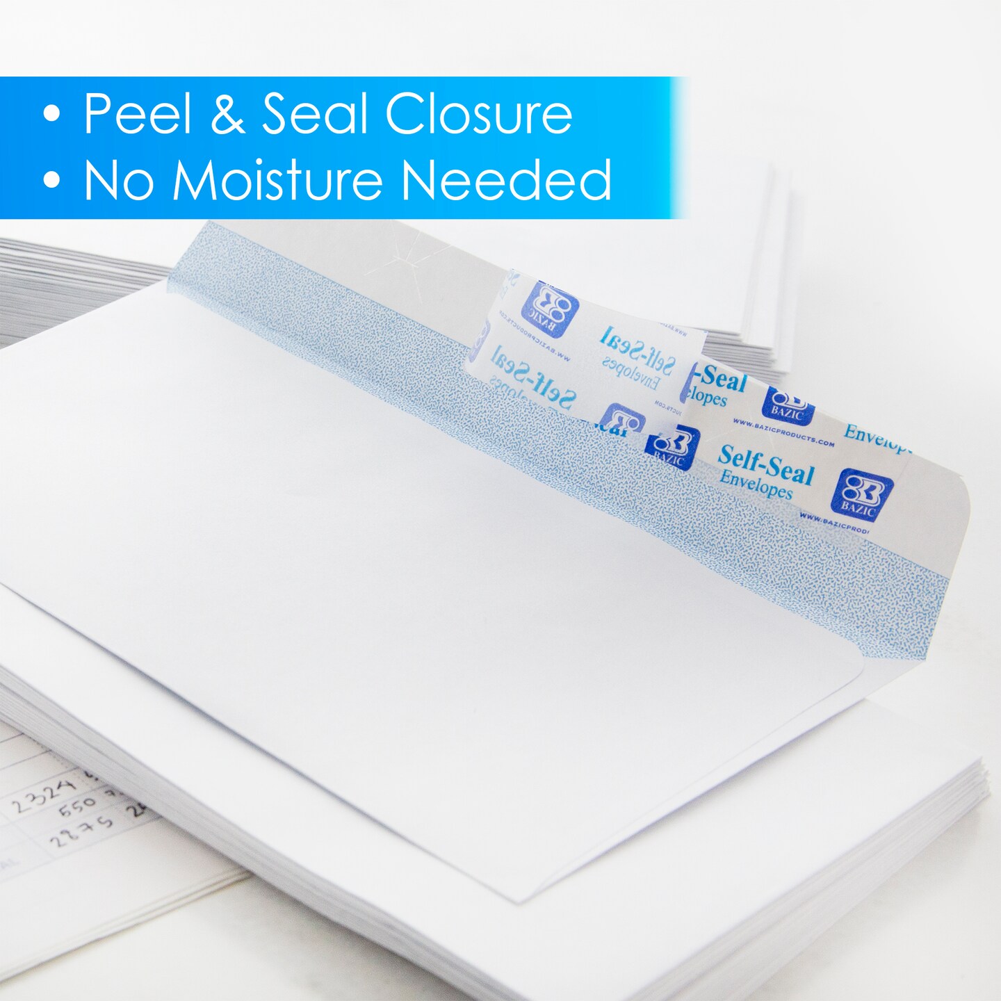 BAZIC #10 Self-Seal Security Envelope (30/Pack)