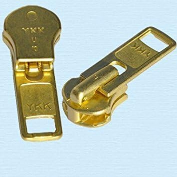 YKK® Zipper Repair Solution, YKK #10 Brass Slider (1 Slider/Pack)