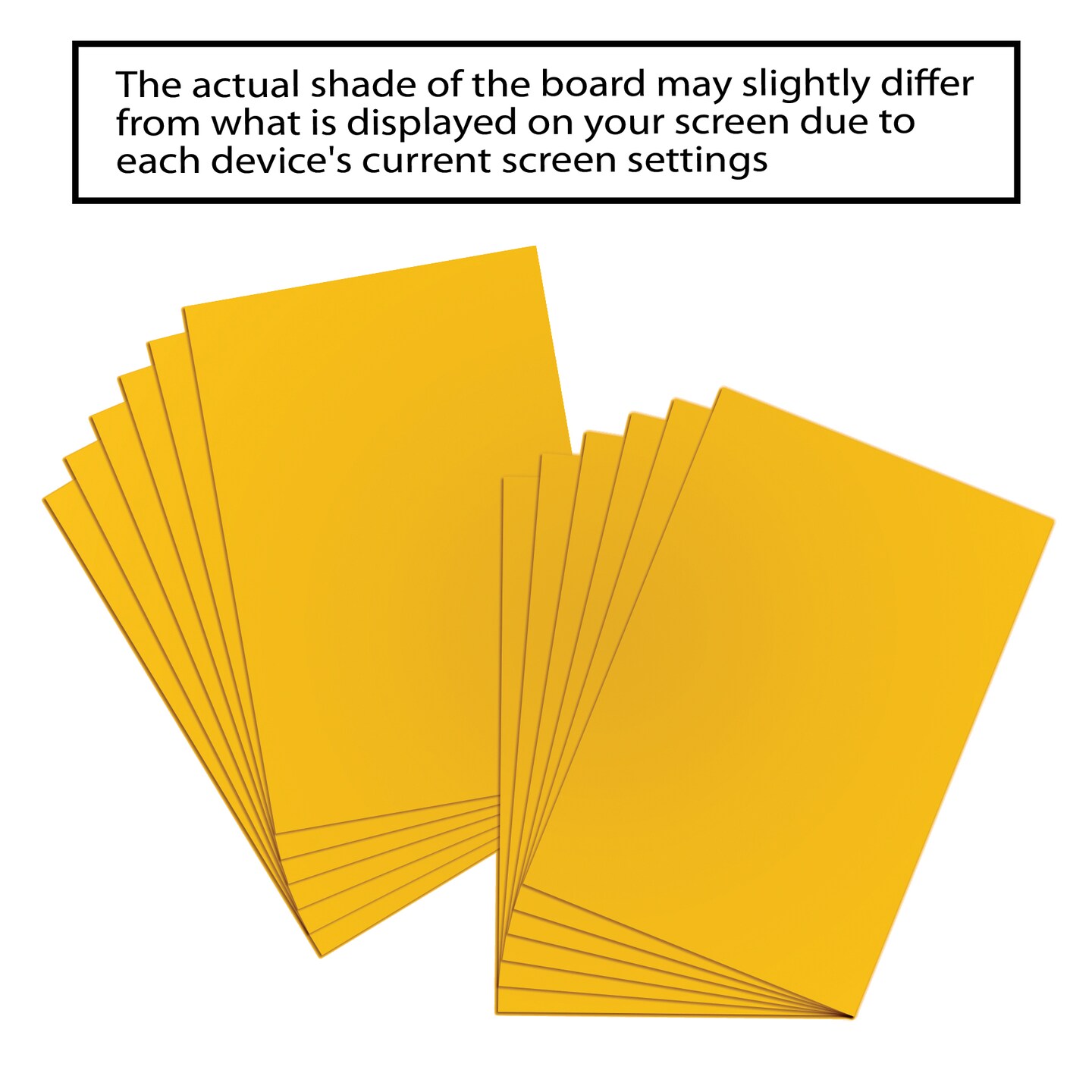 BAZIC 22&#x22; X 28&#x22; Poster Board - Yellow