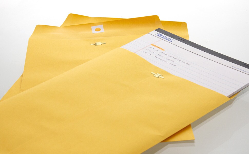 BAZIC Clasp Envelope 6&#x22; X 9&#x22; (5/Pack)