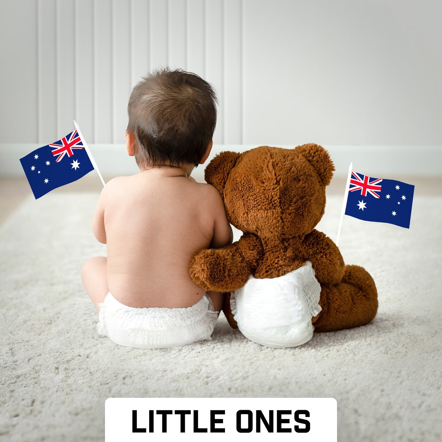 G128 12 Pack Handheld Australia Australian Stick Flags | 4x6 In | Printed 150D Polyester, Country Flag, Solid Plastic Stick, Spear White Tip