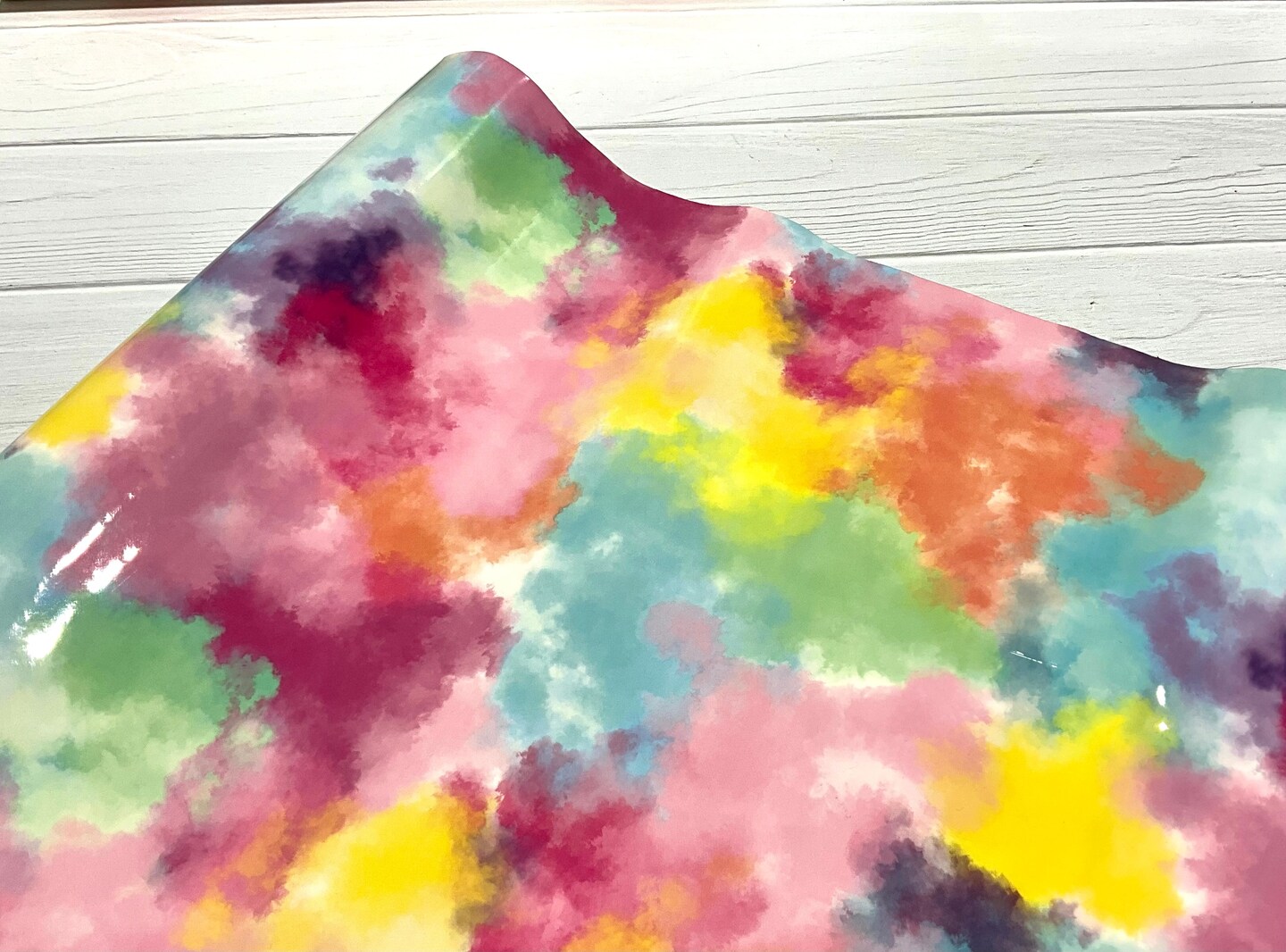 Tie-dye Watercolor Glossy Vinyl | Michaels