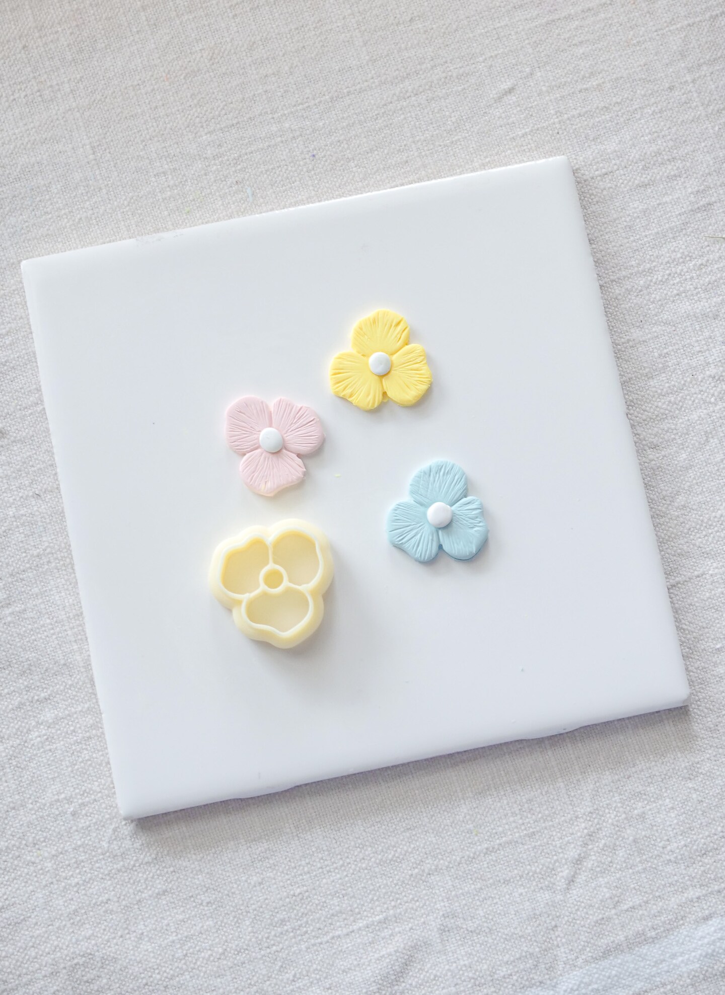 Flower Polymer Clay Cutter Set by Hello Cutters