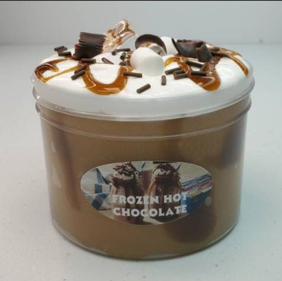 Frozen Hot Chocolate jelly slime