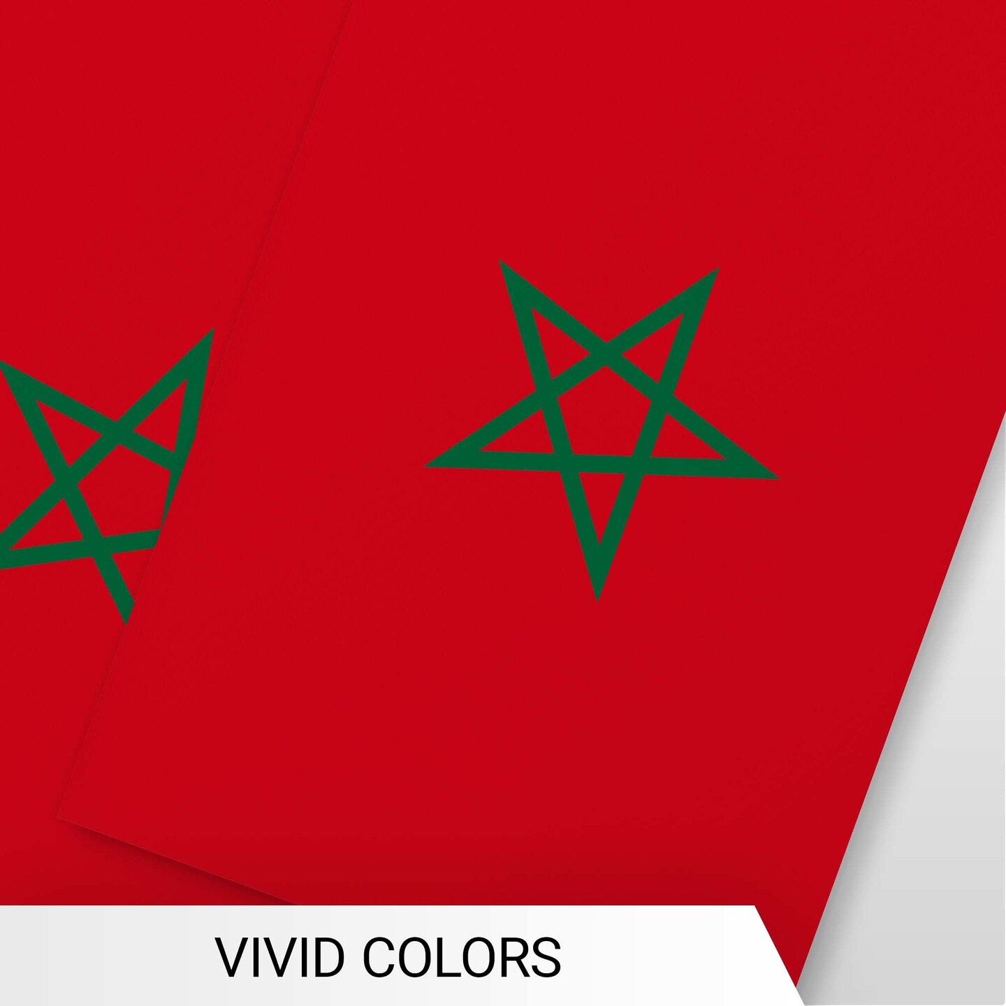 G128 Morocco Moroccan Bunting Banner | Flag 8.2 x 5.5 Inch, Full String 33 Feet | Printed 150D Polyester, Decorations For Bar, School, Festival Events Celebration