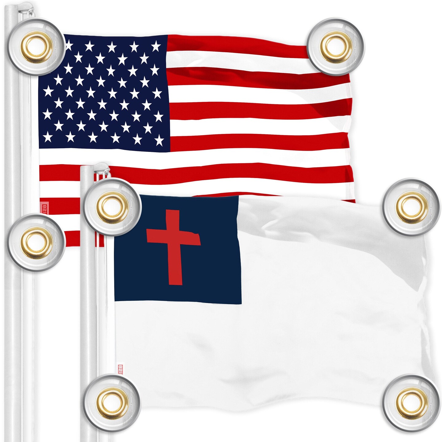 Tibijoy 3x5 Ft Texas State and USA American Flags Combo India Tibijoy 3x5 Ft Texas State and USA American Flags Combo India