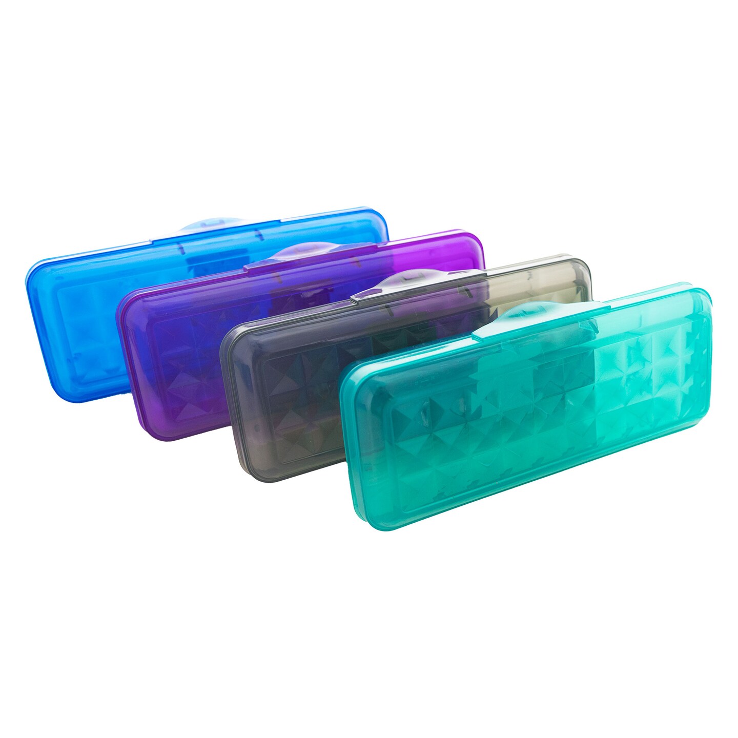 BAZIC 8&#x22; LUCENT Pencil Case Organizer Box