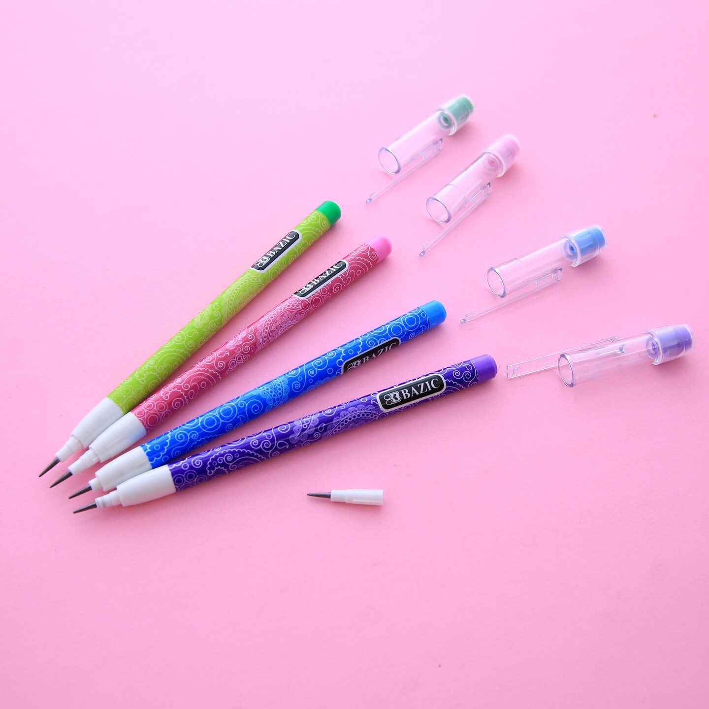 BAZIC Multi-Point Pencil Paisley (8/Pack)