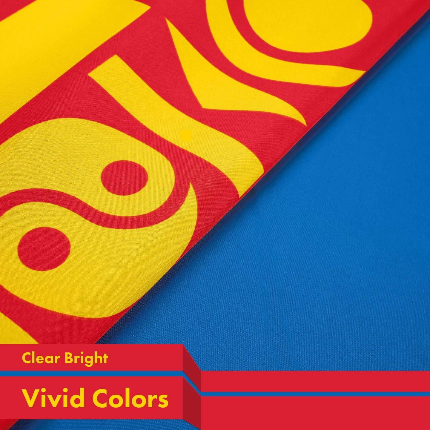 G128 Combo Pack: American USA Flag 3x5 Ft &#x26; Mongolia Mongolian Flag 3x5 Ft | Both LiteWeave Pro Series Printed 150D Polyester, Brass Grommets