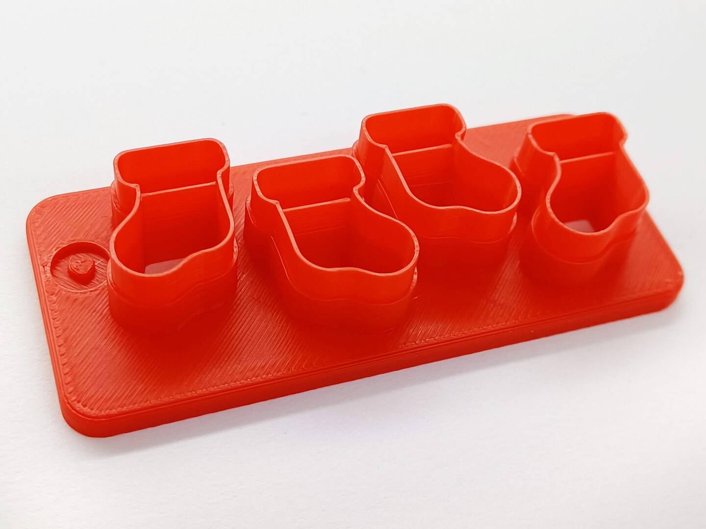 Mini Christmas Stocking Clay Cutter, Cuts 4 pieces, for Polymer Clay, Adorabilities