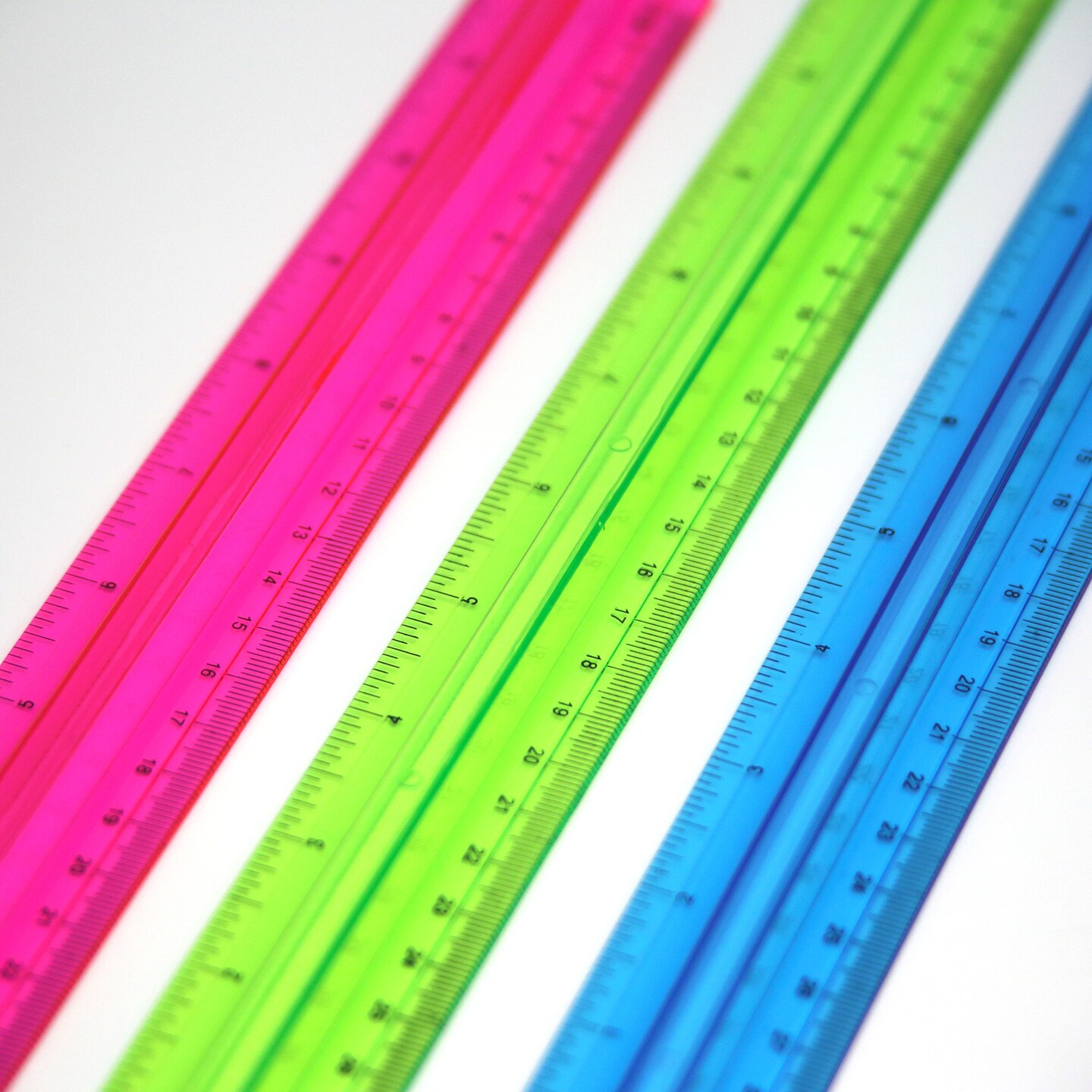 BAZIC Ruler w/ Handle Grip 12&#x22; (30cm)