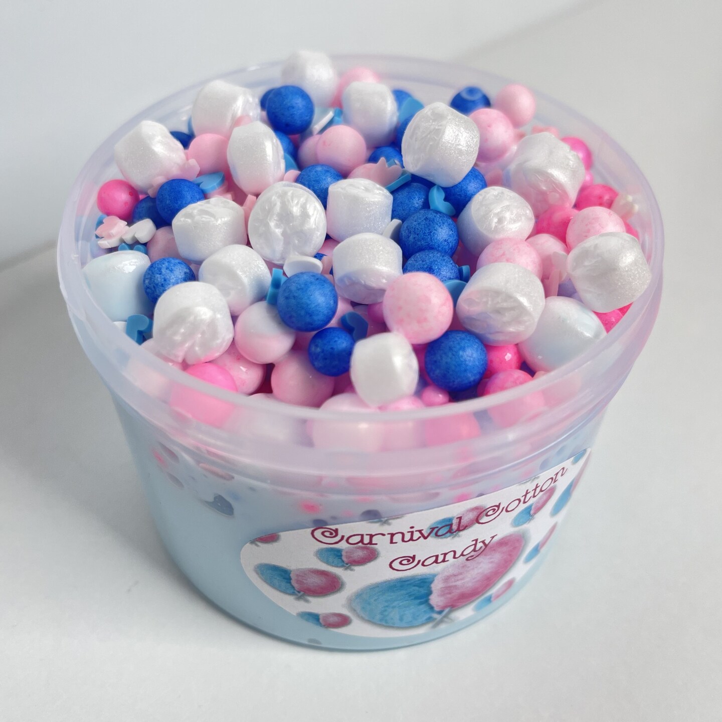 Carnival Cotton Candy floam bead slime | MakerPlace by Michaels