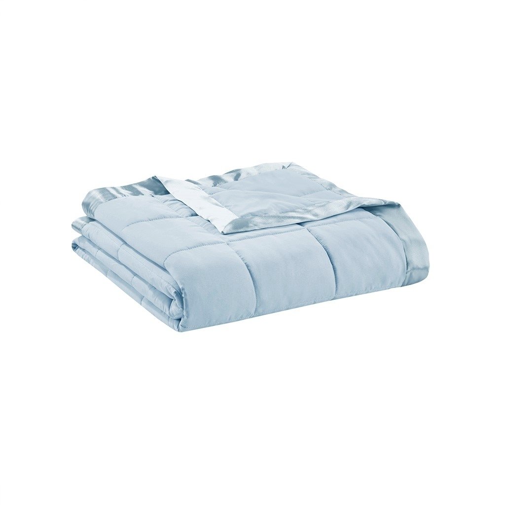 Gracie Mills All-Season Down Alternative Blanket Satin Trim Grace-3603 Soft Warm