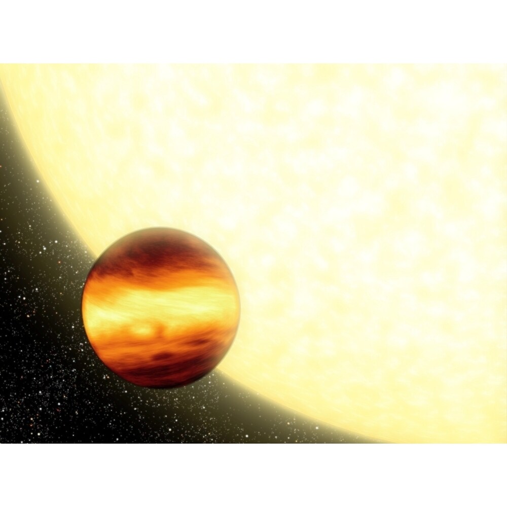 A Gas-Giant Planet Orbiting Very Close To Its Parent Star Poster Print