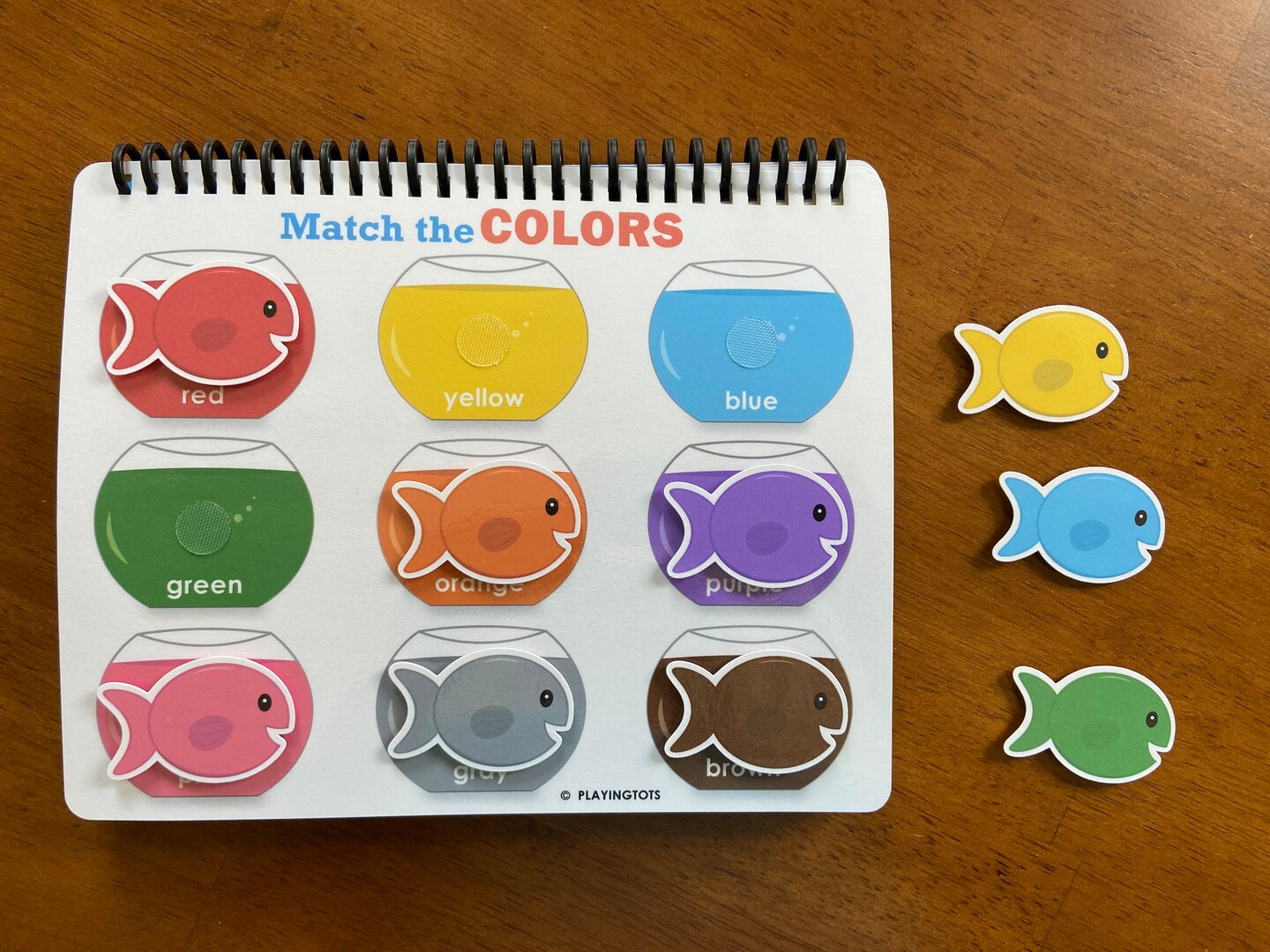 Toddler Busy Book, First Learning Binder, Quiet Book