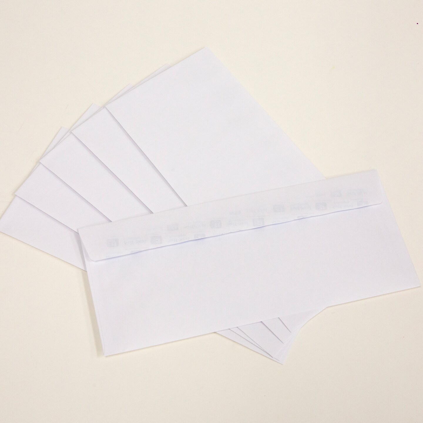 BAZIC #10 Self-Seal White Envelope (50/Pack)